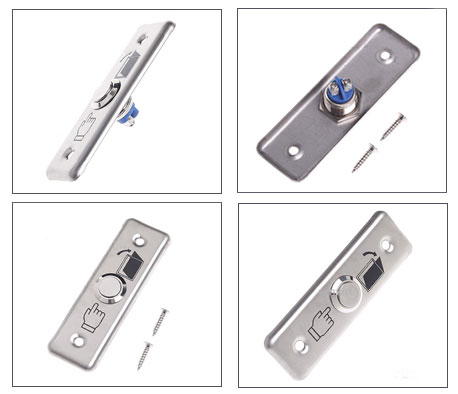 Stainless Steel Door Exit Push Button Switch for Access Control Է존 -͡ (Exit Switch)