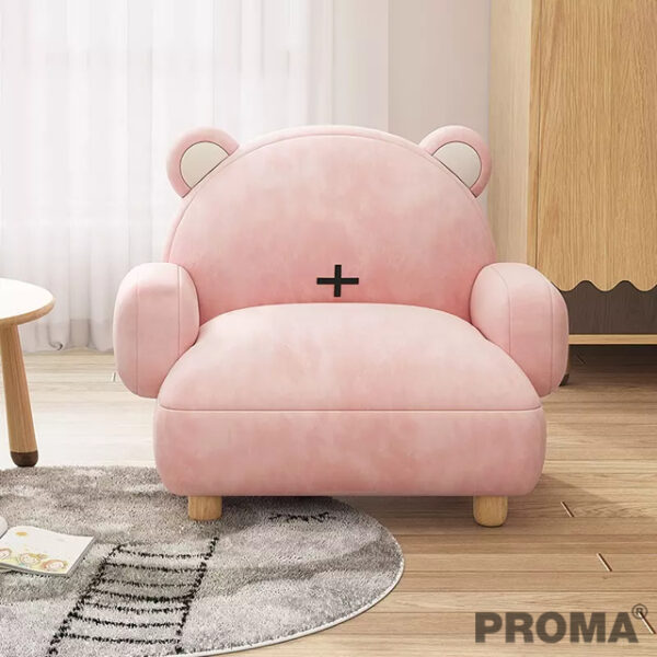 Bear Fabric Modern Furniture Low Arm Sofa