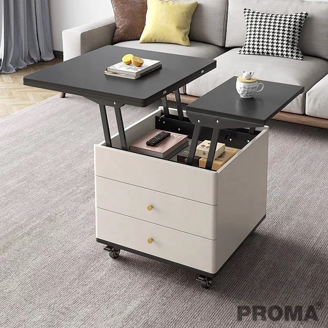 TOP FOLDING COFFEE TABLE FURNITURE WITH STORAGE