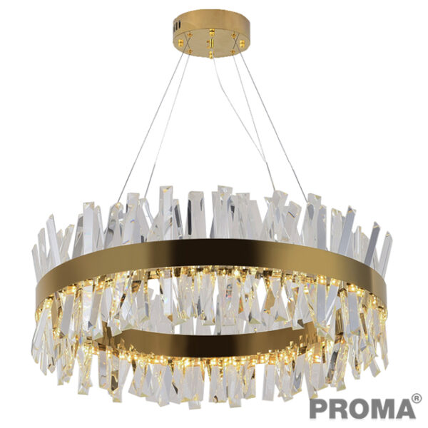 Luxury Circle Proma Crystal Chandelier