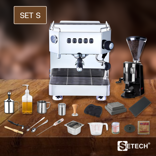 Coffee maker set for opening a shop equipment 25 items SET S