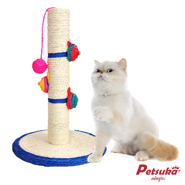 Cat Scratching Post Petsuka with dolls