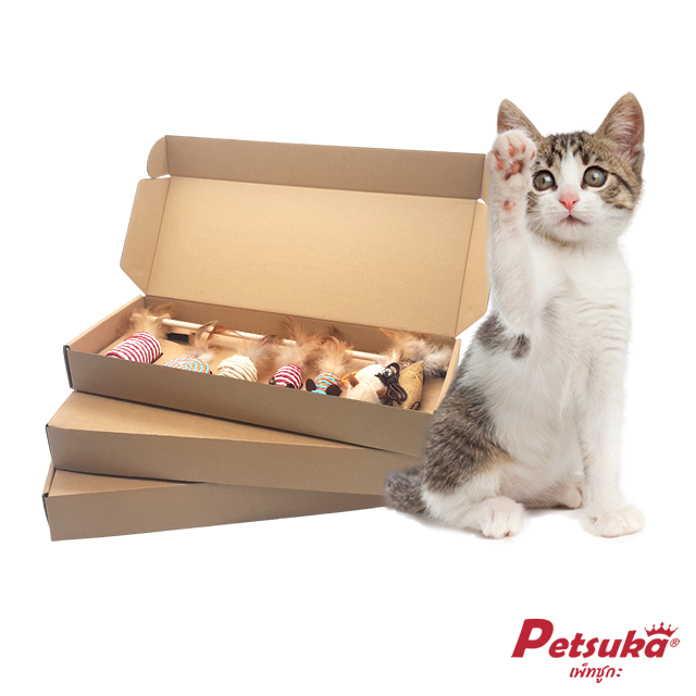 Cat Toy Set Petsuka Pack of 7 pcs