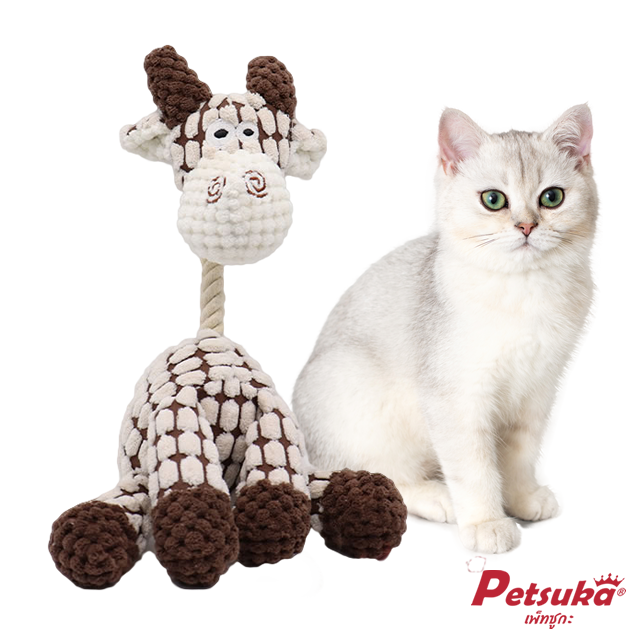 Petsuka cow doll, pet toy, has sound