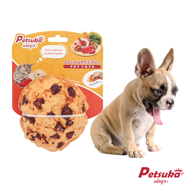 Cookie Petsuka Chew Squeaker Pet Toy