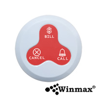 ¡ Waiter Call Button ᴧ Winmax K-H3-TR Winmax K-H3-TR