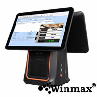 Computer Touch Screen 15.6 inch With Customer Display and Thermal Printer