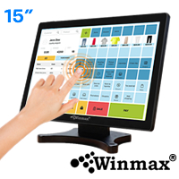 Desktop Computer 15 Inch Capacitive Touch Screen Monitor 
