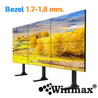 46-65 inch Ultra Narrow Bezel Multi Screen LCD Video Wall 1.7-1.8 mm.