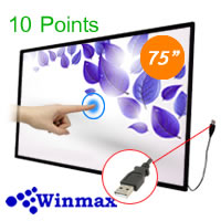 Infrared Touch Screen ͷѪʡչ ŵԷѪ size 65 inch 10 Point