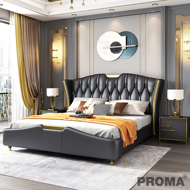 Bedroom Furniture Solid Wood Bed 