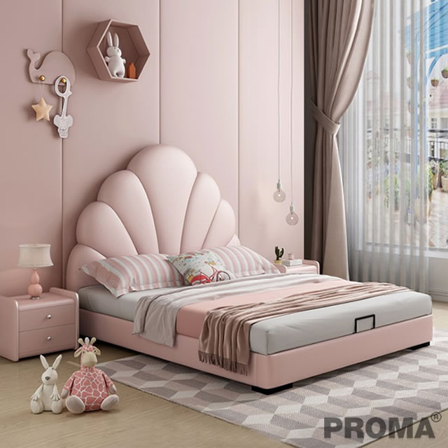 Cheap Pink Girls Bedroom Set Furniture For Children  Proma-B23