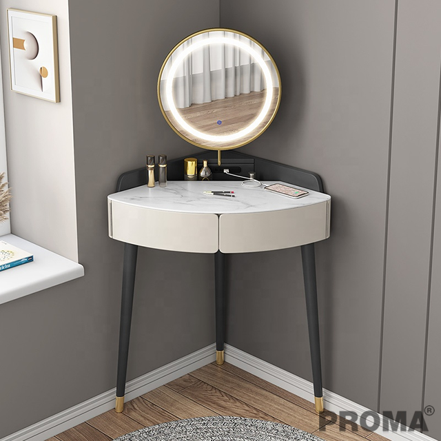 Light Makeup Mirror Flip Dressing Table Proma-DST-14