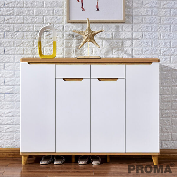 Storage Cabinet Rack Shelf Cupboard Wood Cabinet Shoe Proma-SC-04