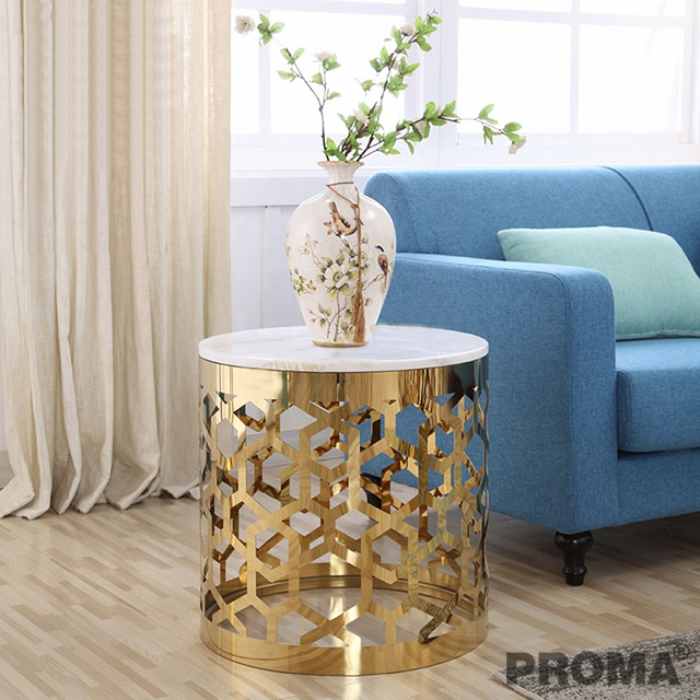 Luxury Marble Round Sofa Side Table Proma-TBS02