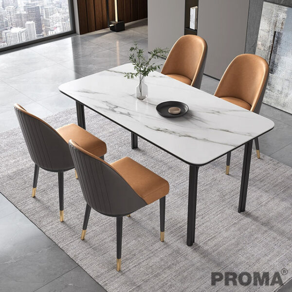 Snow Mountain Stone Slab Dining Table Proma-DTB-25