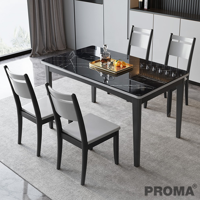 Modern Luxury Solid Tempered Glass Dining Table Proma-DTB-24