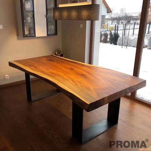 Table Walnut Natural Solid Wood Proma-DTB-32