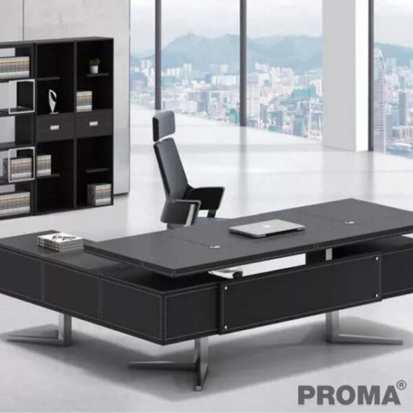 Smart Table L Shape Director Manger Boss Office Furniture Table Set Executive Office Desk