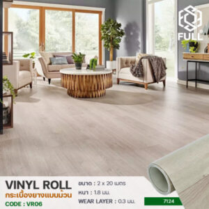  Vinyl Roll Flooring PVC Wood-full-vr06