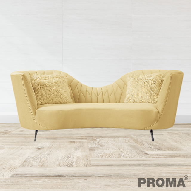 French Italian Modern Velvet Sofa