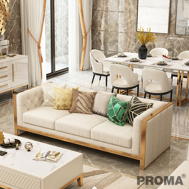 Modern luxury Style Fabric Sofa Set