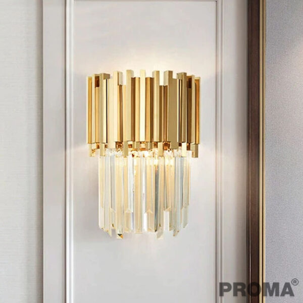 Modern Cristal Luxury Modern Crystal Luxury Wall Mounted Lamp 30*60