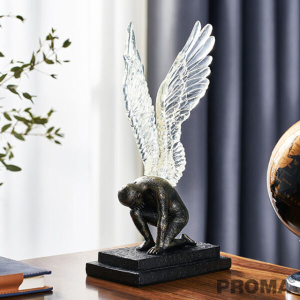 Abstract Sculpture Resin Angel Model Statues