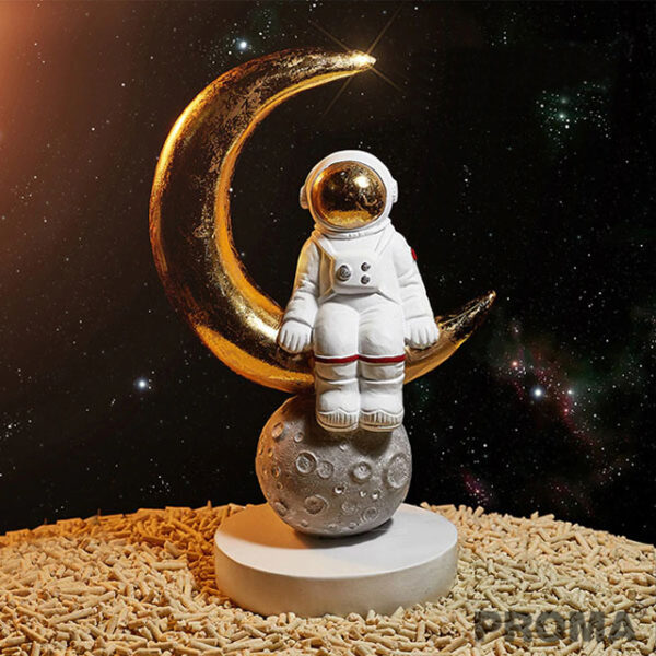 Astronaut and Crescent Moon Dolls