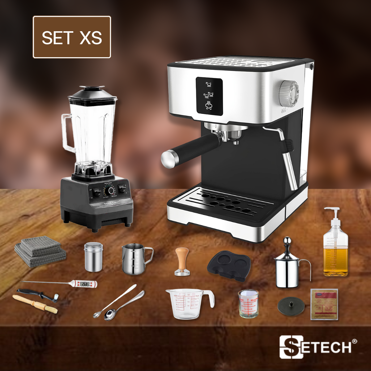 Coffee maker set for opening a shop equipment 23 items SET XS