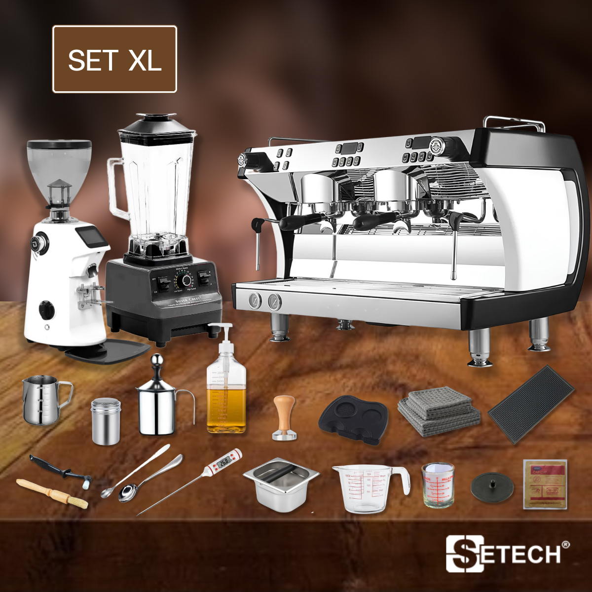 Coffee maker set for opening a shop equipment 26 items SET XL SET XL
